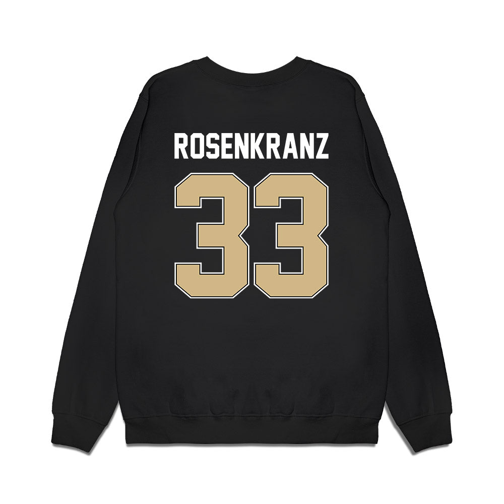 Purdue - NCAA Football : Quinn Rosenkranz - Vintage Helmet Premium Crewneck Sweatshirt-1