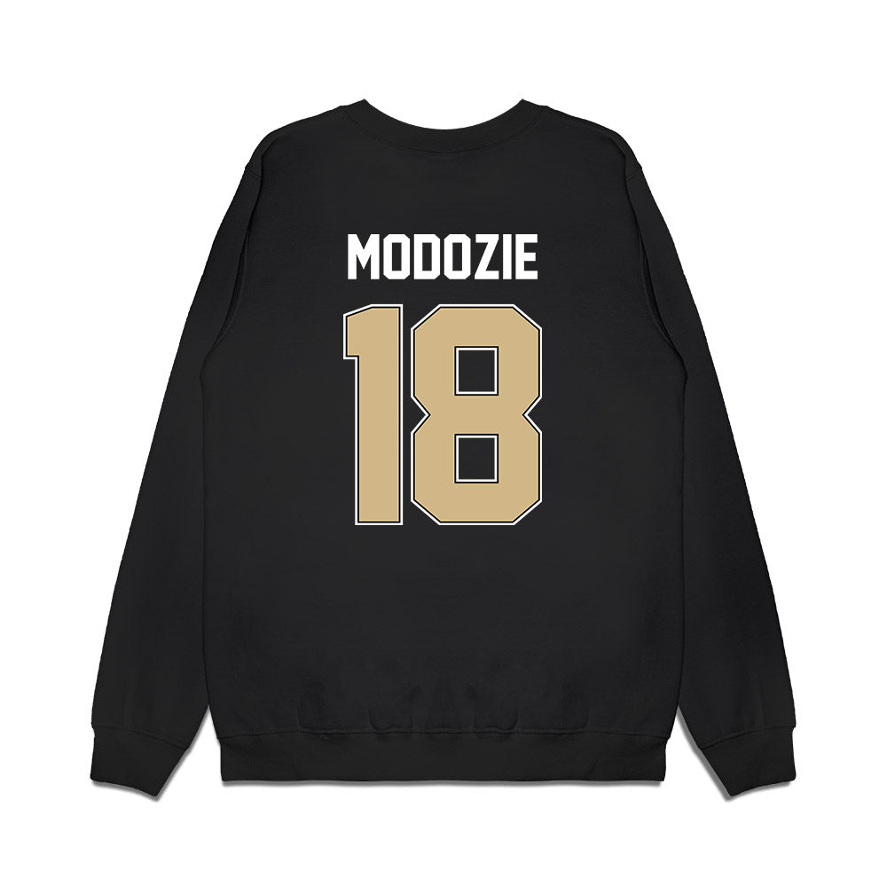 Purdue - NCAA Football : Elo Modozie - Vintage Helmet Premium Crewneck Sweatshirt-1