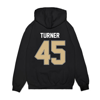 Purdue - NCAA Football : Seth Turner - Vintage Helmet Premium Hooded Sweatshirt-1