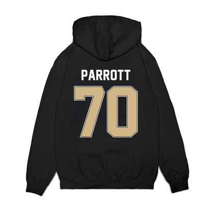 Purdue - NCAA Football : Maxwell Parrott - Vintage Helmet Premium Hooded Sweatshirt-1