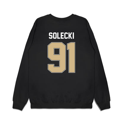 Purdue - NCAA Football : Aiden Solecki - Vintage Helmet Premium Crewneck Sweatshirt-1