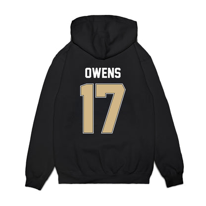 Purdue - NCAA Football : Bisi Owens - Vintage Helmet Premium Hooded Sweatshirt-1