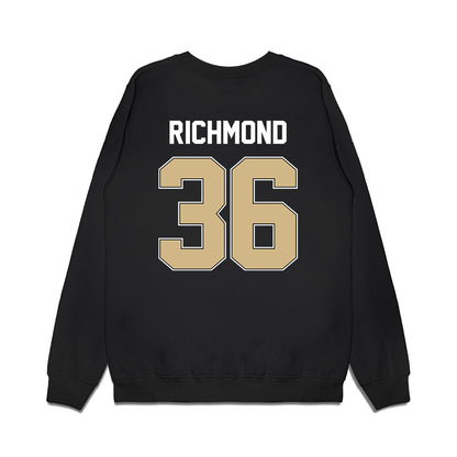 Purdue - NCAA Football : Kaleb Richmond - Vintage Helmet Premium Crewneck Sweatshirt-1