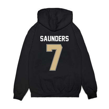 Purdue - NCAA Football : Donovan Saunders - Vintage Helmet Premium Hooded Sweatshirt-1