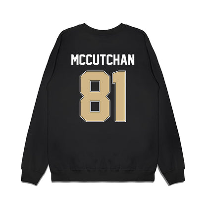 Purdue - NCAA Football : Cooper McCutchan - Vintage Helmet Premium Crewneck Sweatshirt-1