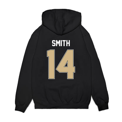 Purdue - NCAA Football : Emoni Smith - Vintage Helmet Premium Hooded Sweatshirt-1