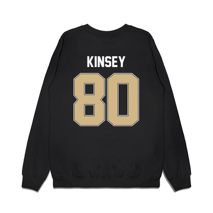 Purdue - NCAA Football : Brandon Kinsey - Vintage Helmet Premium Crewneck Sweatshirt-1