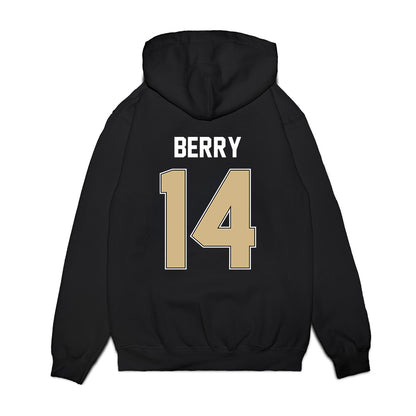 Purdue - NCAA Football : Corin Berry - Vintage Helmet Premium Hooded Sweatshirt-1