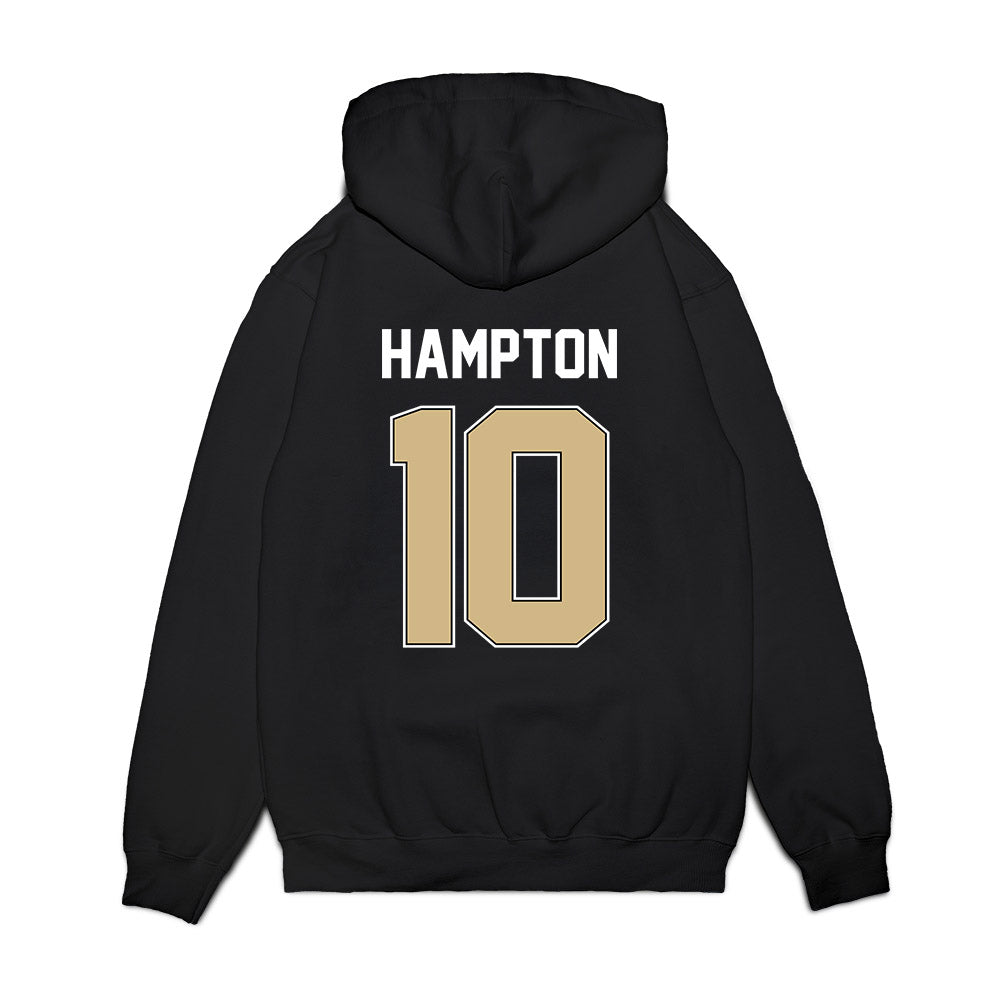 Purdue - NCAA Football : TaVari Hampton - Vintage Helmet Premium Hooded Sweatshirt-1
