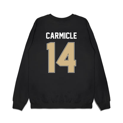 Purdue - NCAA Football : Maximilian Carmicle - Vintage Helmet Premium Crewneck Sweatshirt-1