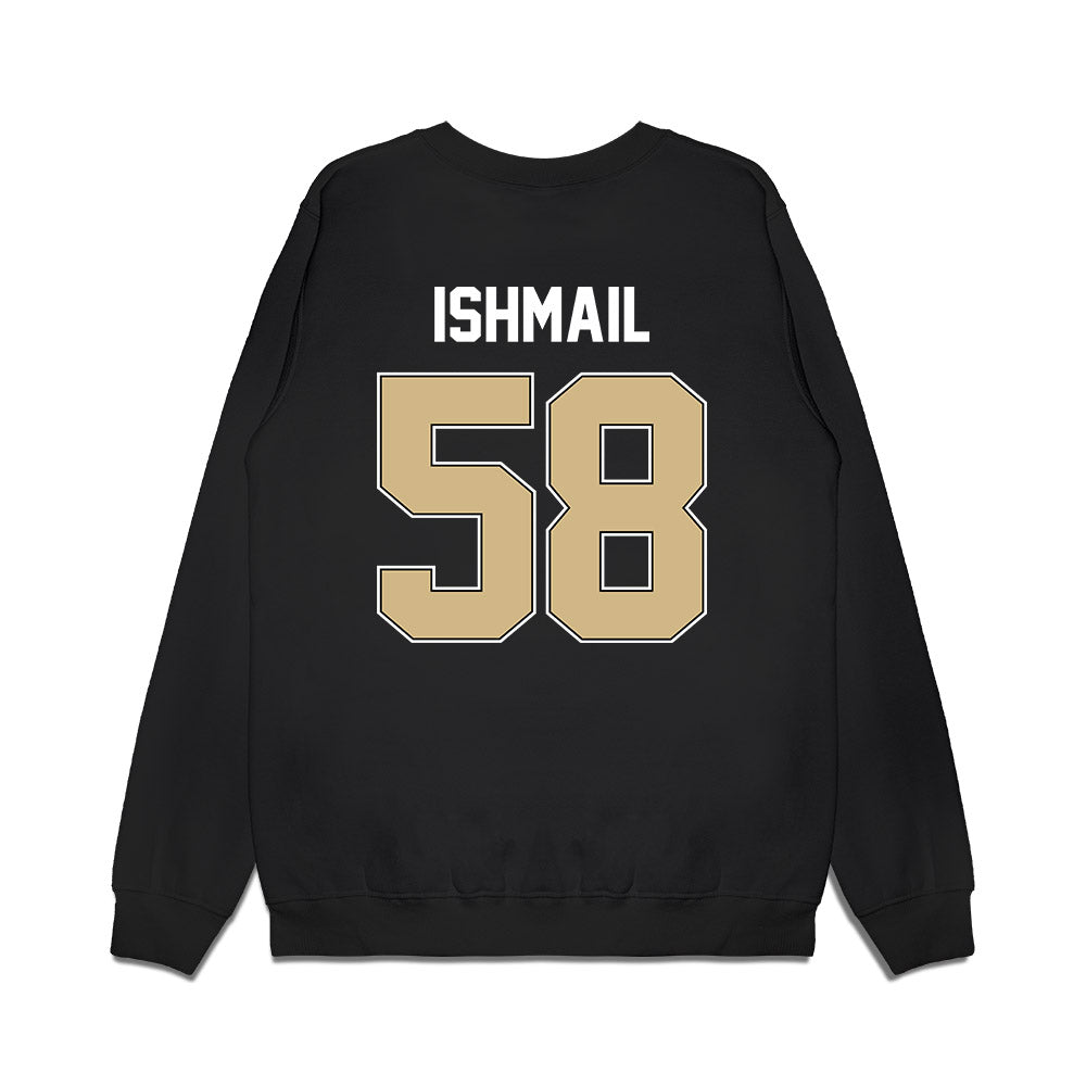 Purdue - NCAA Football : Breeon Ishmail - Vintage Helmet Premium Crewneck Sweatshirt-1
