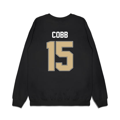 Purdue - NCAA Football : Vinaz Cobb - Vintage Helmet Premium Crewneck Sweatshirt-1