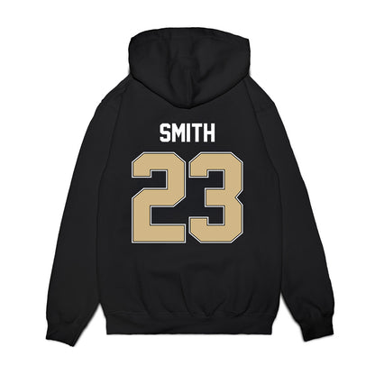Purdue - NCAA Football : Trey Smith - Vintage Helmet Premium Hooded Sweatshirt-1