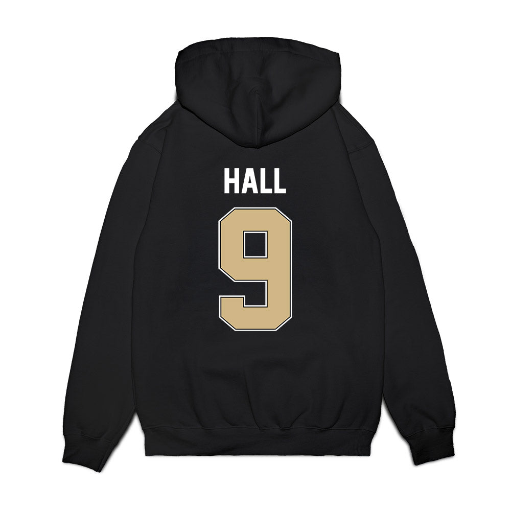 Purdue - NCAA Football : jalil hall - Vintage Helmet Premium Hooded Sweatshirt-1