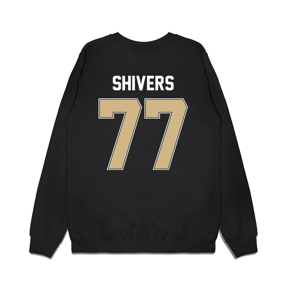 Purdue - NCAA Football : Jatavius Shivers - Vintage Helmet Premium Crewneck Sweatshirt-1