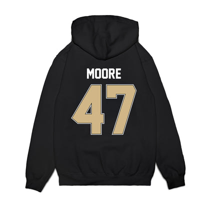 Purdue - NCAA Football : Tre Moore - Vintage Helmet Premium Hooded Sweatshirt-1