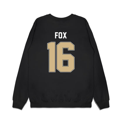 Purdue - NCAA Football : Kylan Fox - Vintage Helmet Premium Crewneck Sweatshirt-1