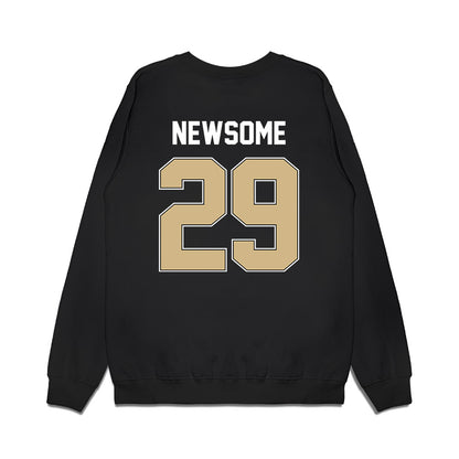 Purdue - NCAA Football : Dee Newsome - Vintage Helmet Premium Crewneck Sweatshirt-1