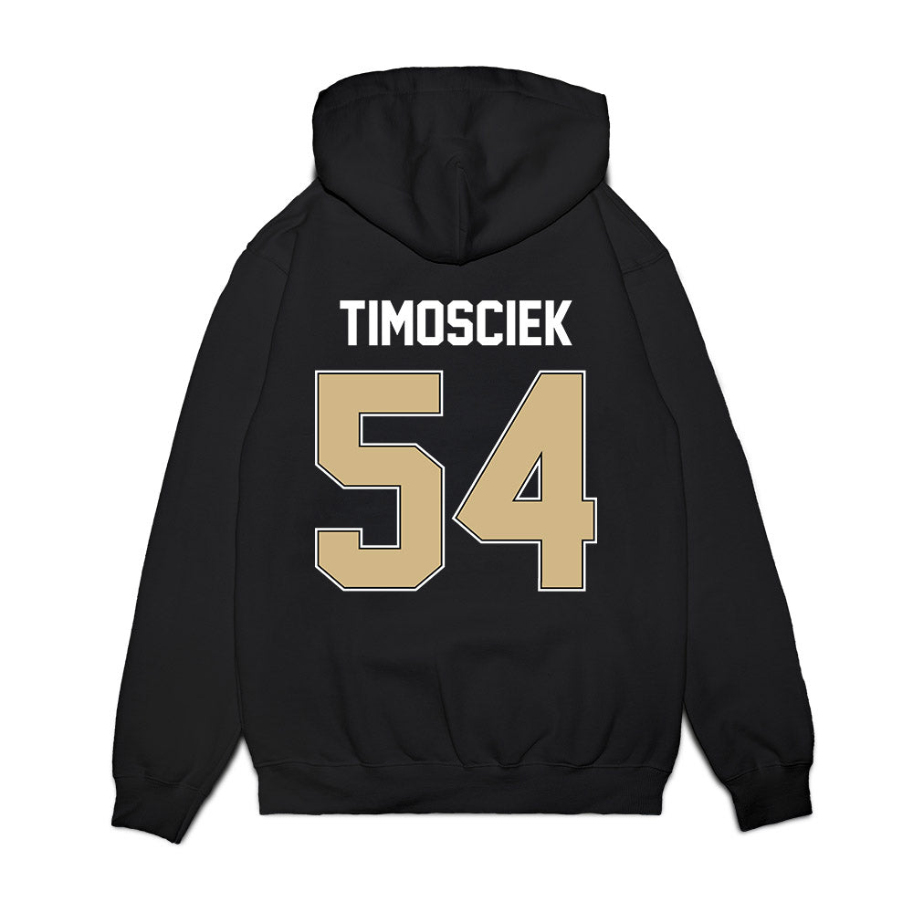 Purdue - NCAA Football : Hayden Timosciek - Vintage Helmet Premium Hooded Sweatshirt-1