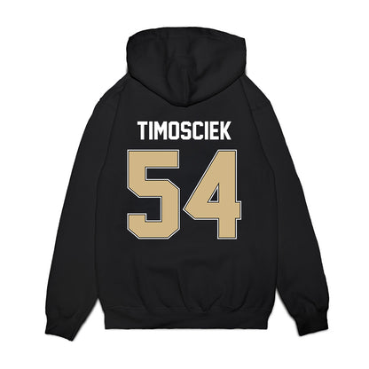 Purdue - NCAA Football : Hayden Timosciek - Vintage Helmet Premium Hooded Sweatshirt-1