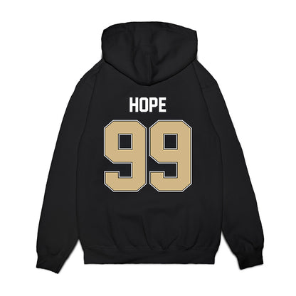 Purdue - NCAA Football : Josiah Hope - Vintage Helmet Premium Hooded Sweatshirt-1