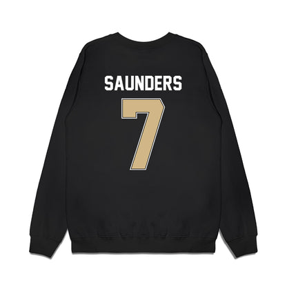 Purdue - NCAA Football : Donovan Saunders - Vintage Helmet Premium Crewneck Sweatshirt-1