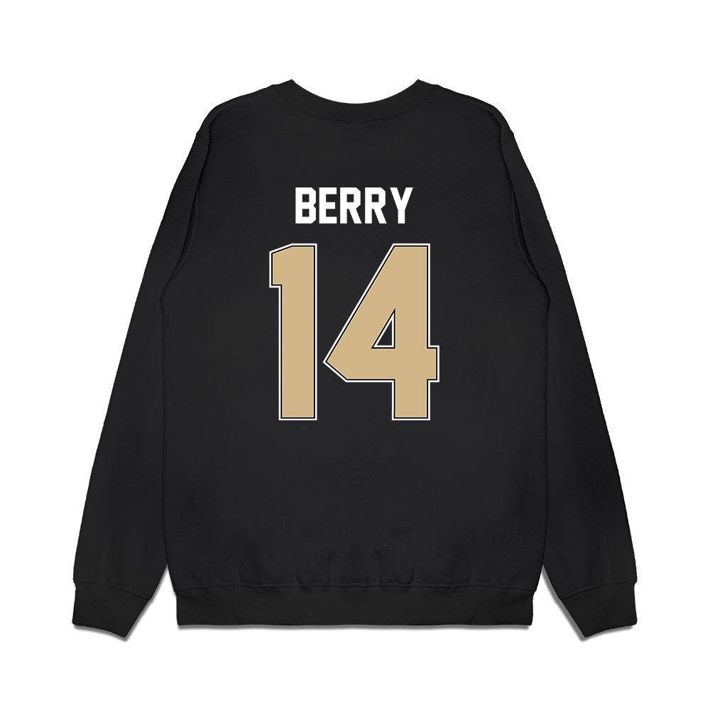 Purdue - NCAA Football : Corin Berry - Vintage Helmet Premium Crewneck Sweatshirt-1