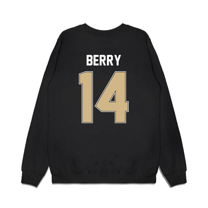 Purdue - NCAA Football : Corin Berry - Vintage Helmet Premium Crewneck Sweatshirt-1