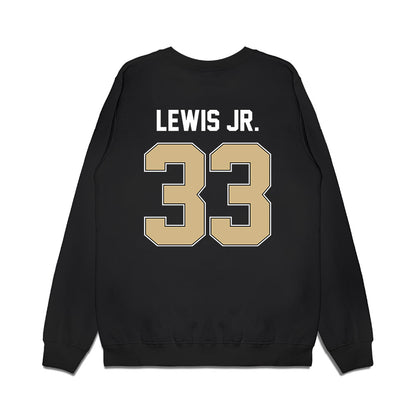 Purdue - NCAA Football : Jeremy Lewis Jr. - Vintage Helmet Premium Crewneck Sweatshirt-1