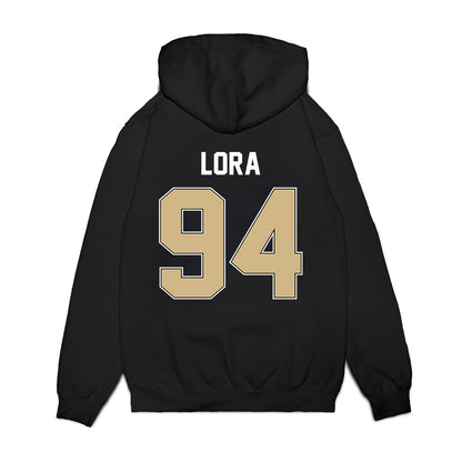Purdue - NCAA Football : Rodney Lora - Vintage Helmet Premium Hooded Sweatshirt-1