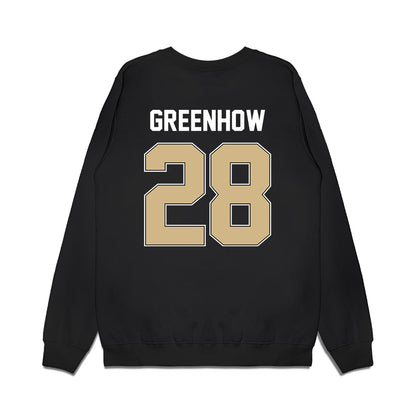 Purdue - NCAA Football : Dana Greenhow - Vintage Helmet Premium Crewneck Sweatshirt-1
