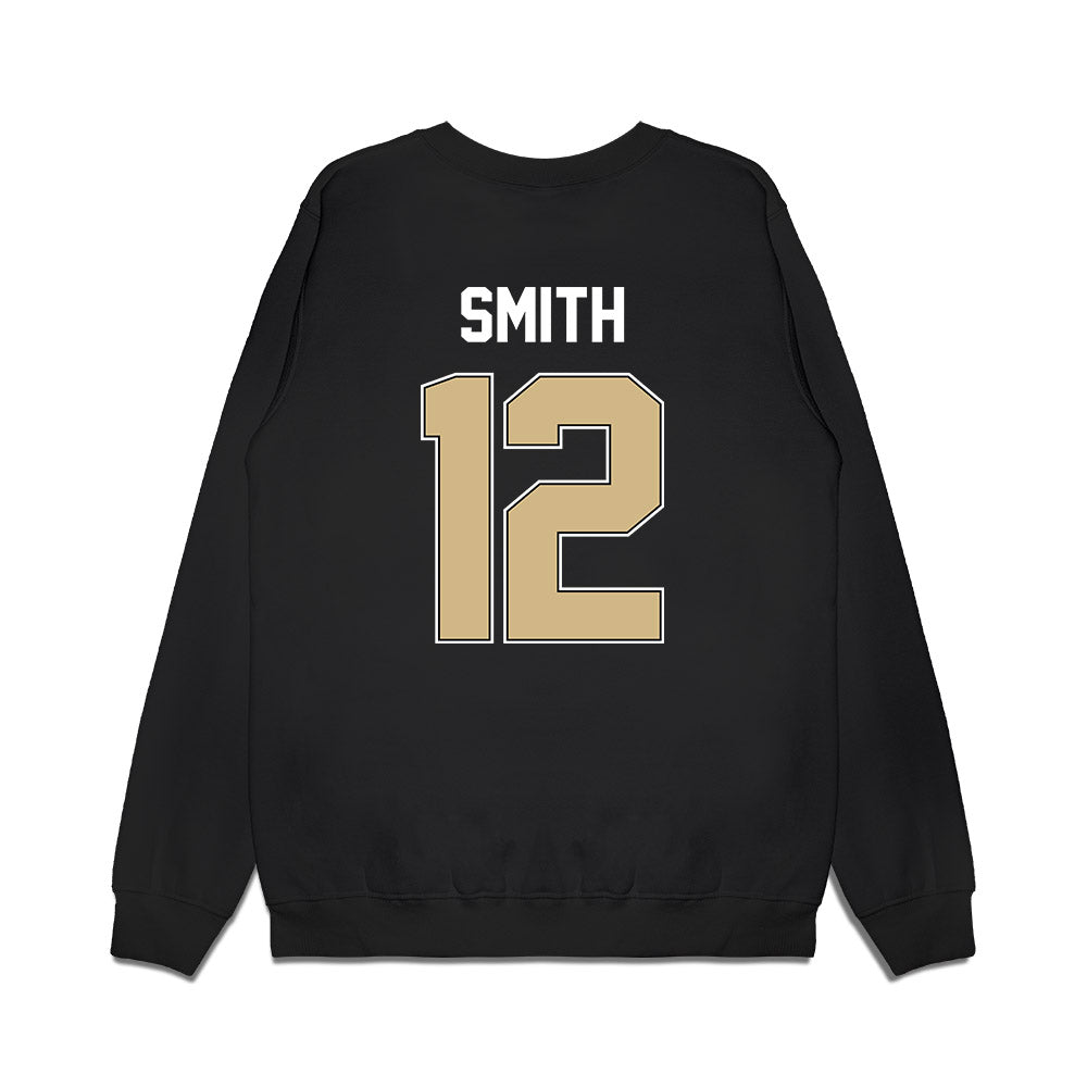 Purdue - NCAA Football : Corey Smith - Vintage Helmet Premium Crewneck Sweatshirt-1