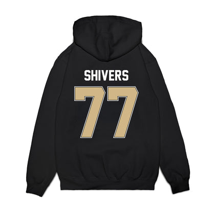 Purdue - NCAA Football : Jatavius Shivers - Vintage Helmet Premium Hooded Sweatshirt-1