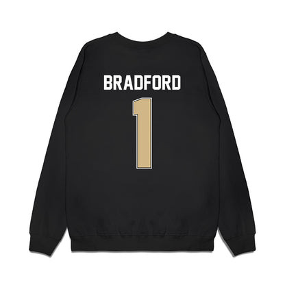 Purdue - NCAA Football : Smiley Bradford - Vintage Helmet Premium Crewneck Sweatshirt-1
