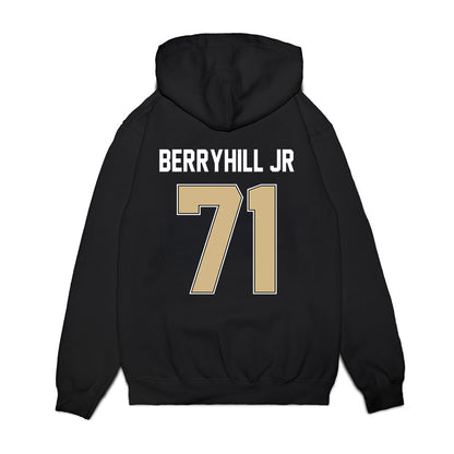 Purdue - NCAA Football : Terrell Berryhill jr - Vintage Helmet Premium Hooded Sweatshirt-1