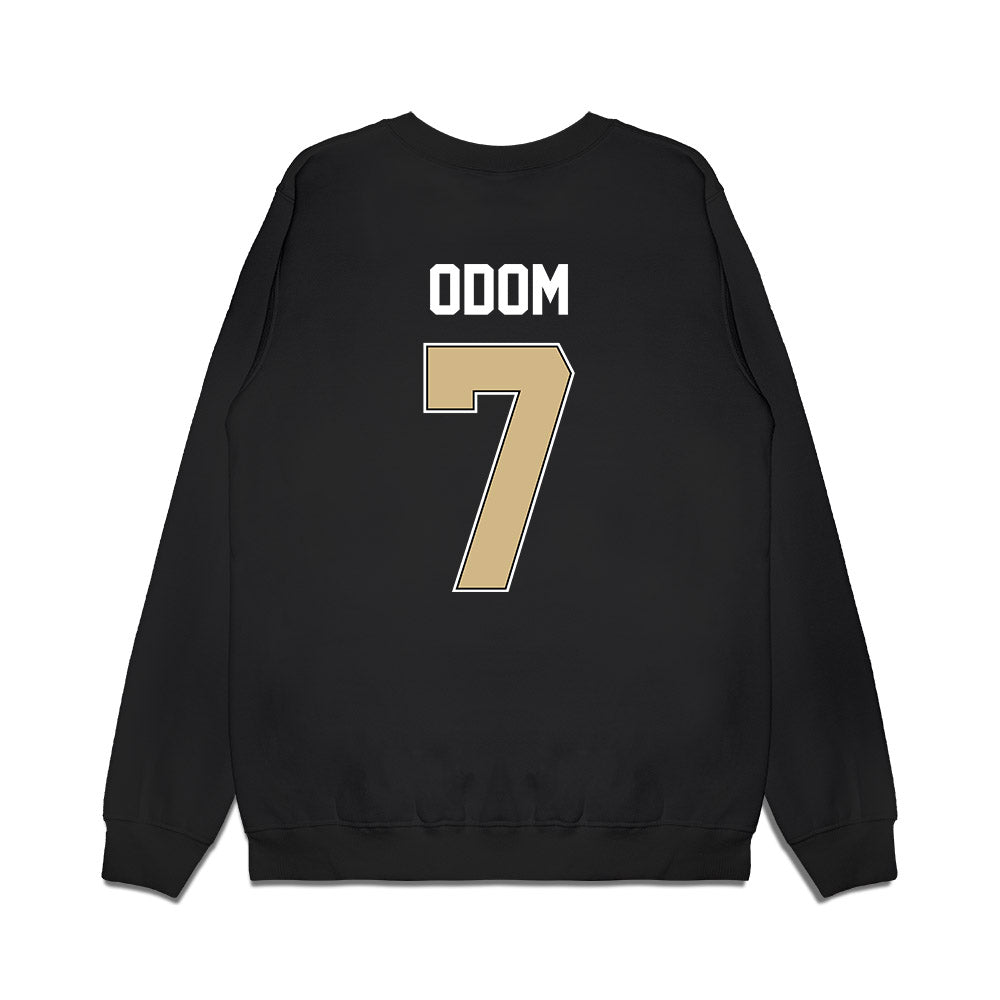 Purdue - NCAA Football : Garyt Odom - Vintage Helmet Premium Crewneck Sweatshirt-1