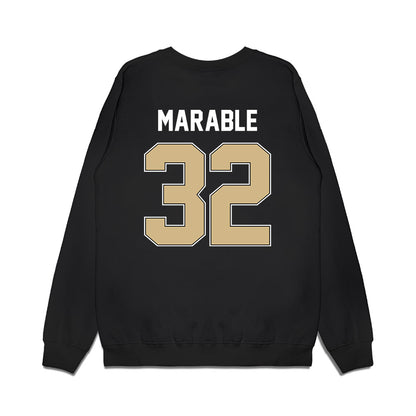 Purdue - NCAA Football : D'Mon Marable - Vintage Helmet Premium Crewneck Sweatshirt-1