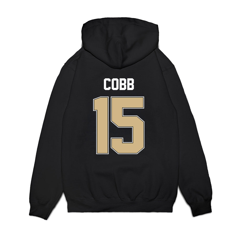 Purdue - NCAA Football : Vinaz Cobb - Vintage Helmet Premium Hooded Sweatshirt-1