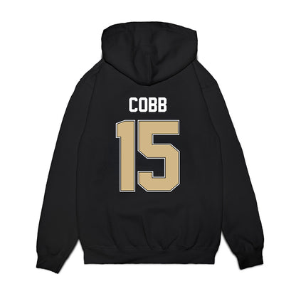 Purdue - NCAA Football : Vinaz Cobb - Vintage Helmet Premium Hooded Sweatshirt-1