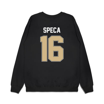Purdue - NCAA Football : Anthony Speca - Vintage Helmet Premium Crewneck Sweatshirt-1