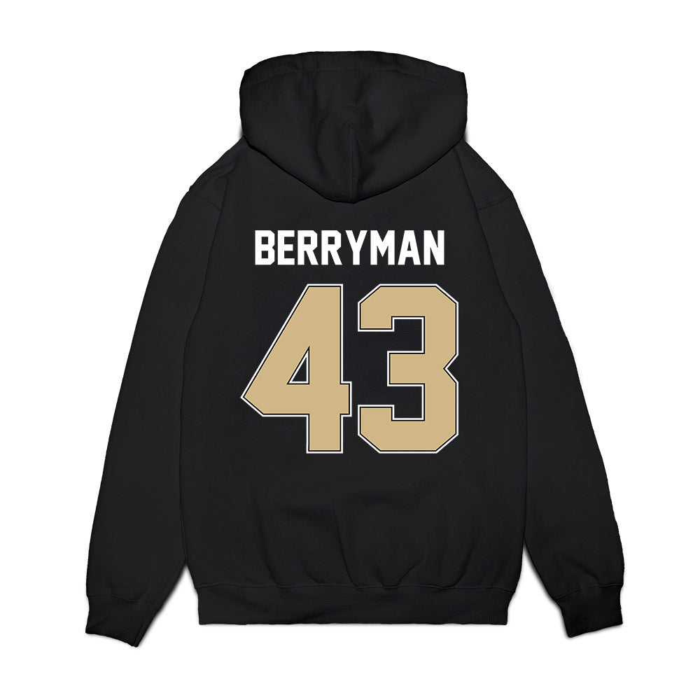 Purdue - NCAA Football : Jackson Berryman - Vintage Helmet Premium Hooded Sweatshirt-1