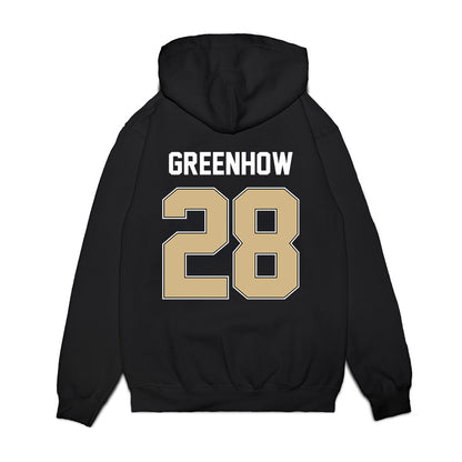 Purdue - NCAA Football : Dana Greenhow - Vintage Helmet Premium Hooded Sweatshirt-1