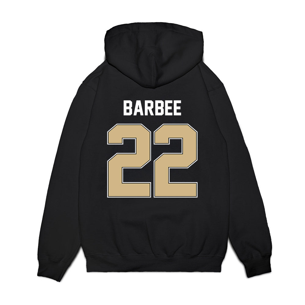 Purdue - NCAA Football : Maxwell Barbee - Vintage Helmet Premium Hooded Sweatshirt-1