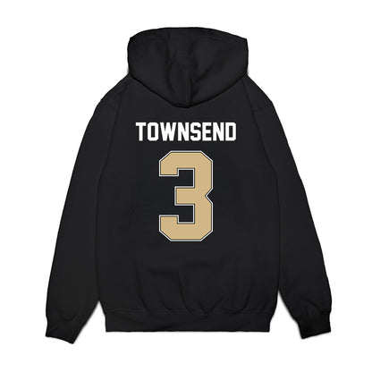 Purdue - NCAA Football : Xavier Townsend - Vintage Helmet Premium Hooded Sweatshirt-1