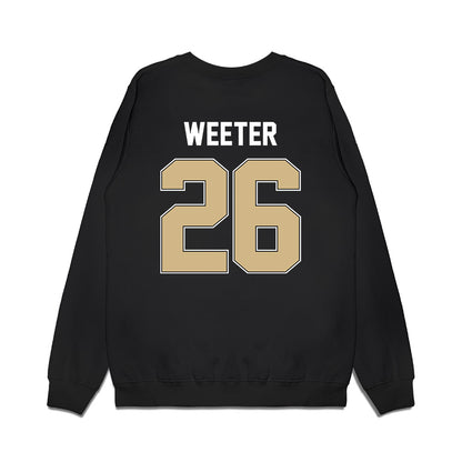 Purdue - NCAA Football : Jack Weeter - Vintage Helmet Premium Crewneck Sweatshirt-1