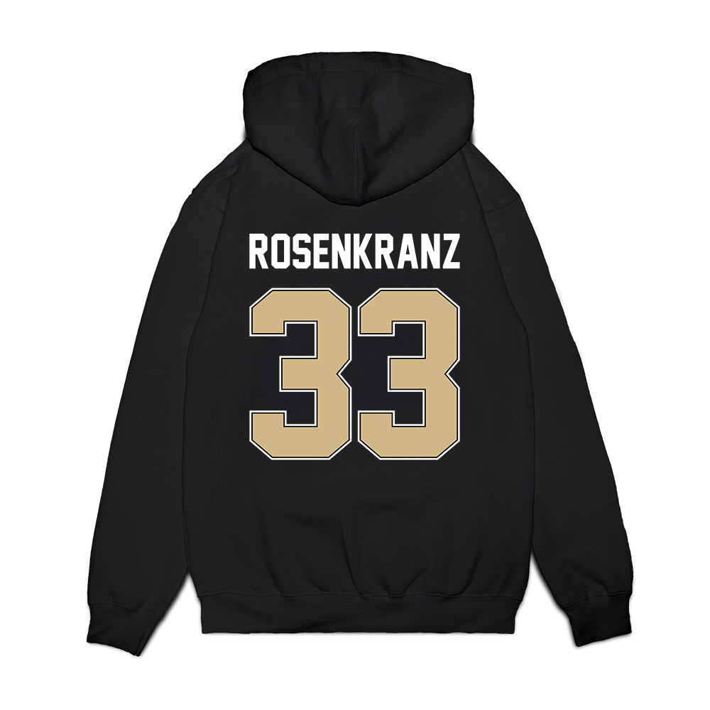 Purdue - NCAA Football : Quinn Rosenkranz - Vintage Helmet Premium Hooded Sweatshirt-1