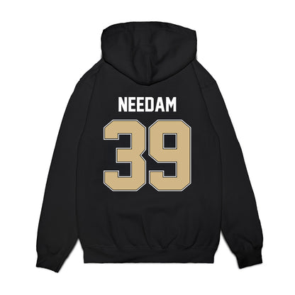 Purdue - NCAA Football : Isaiah Needam - Vintage Helmet Premium Hooded Sweatshirt-1