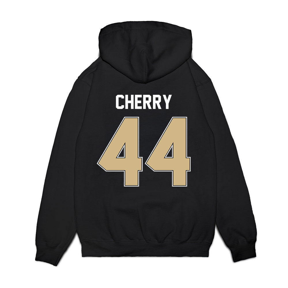 Purdue - NCAA Football : Kobe Cherry - Vintage Helmet Premium Hooded Sweatshirt-1