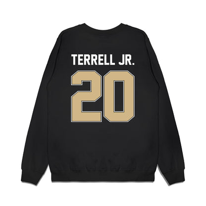 Purdue - NCAA Football : Travis Terrell Jr. - Vintage Helmet Premium Crewneck Sweatshirt-1