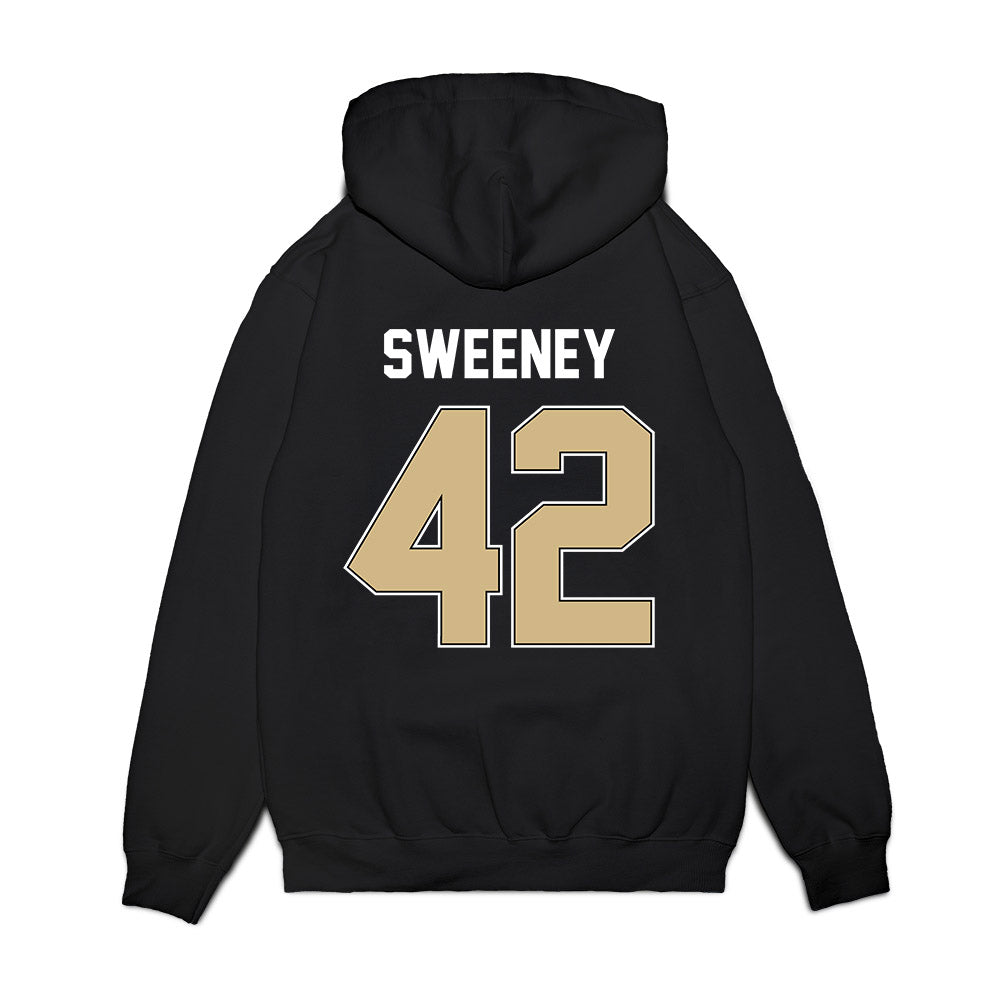 Purdue - NCAA Football : Brayden Sweeney - Vintage Helmet Premium Hooded Sweatshirt-1